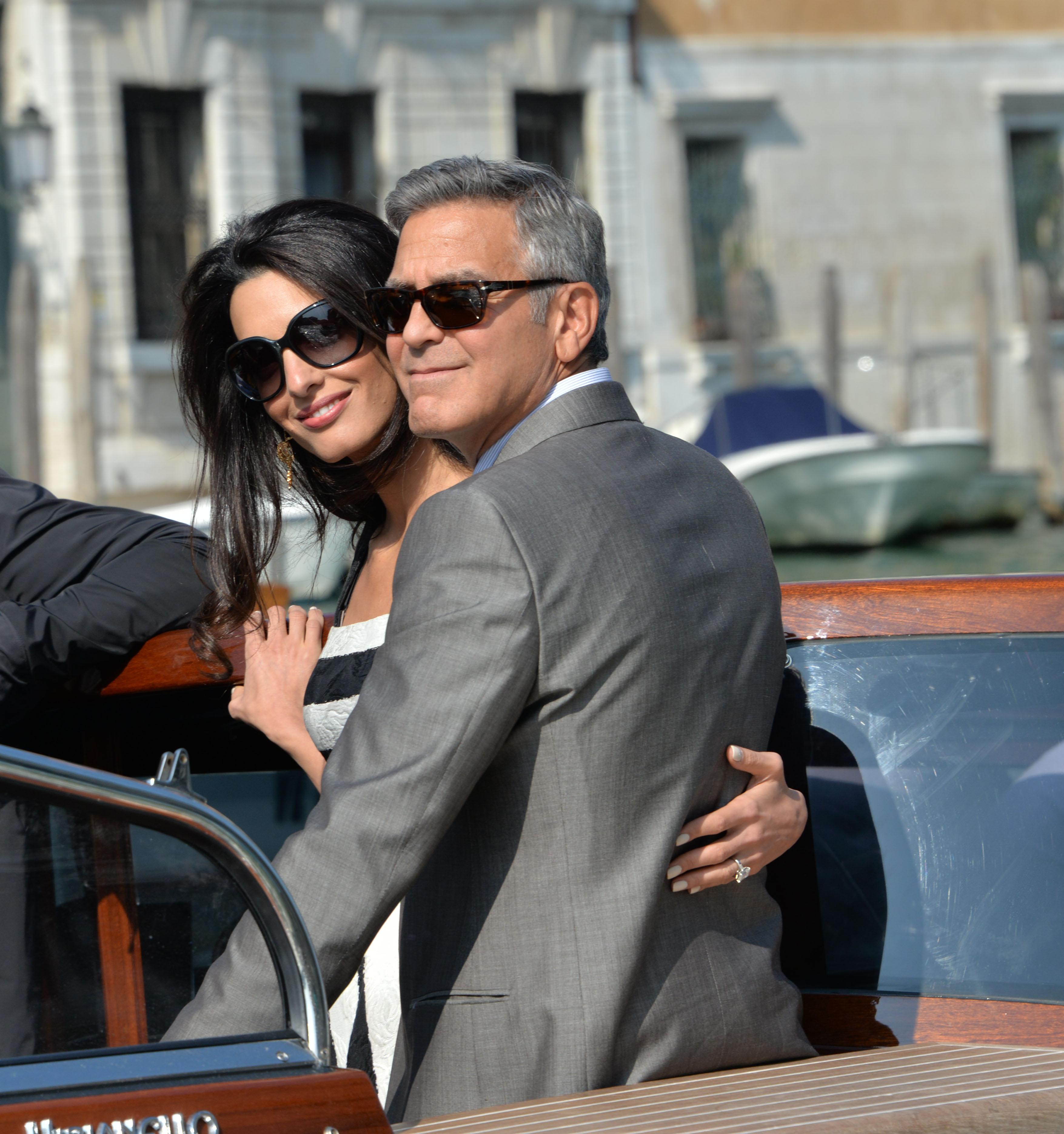 George Clooney and Amal Amaluddin wedding in Venice