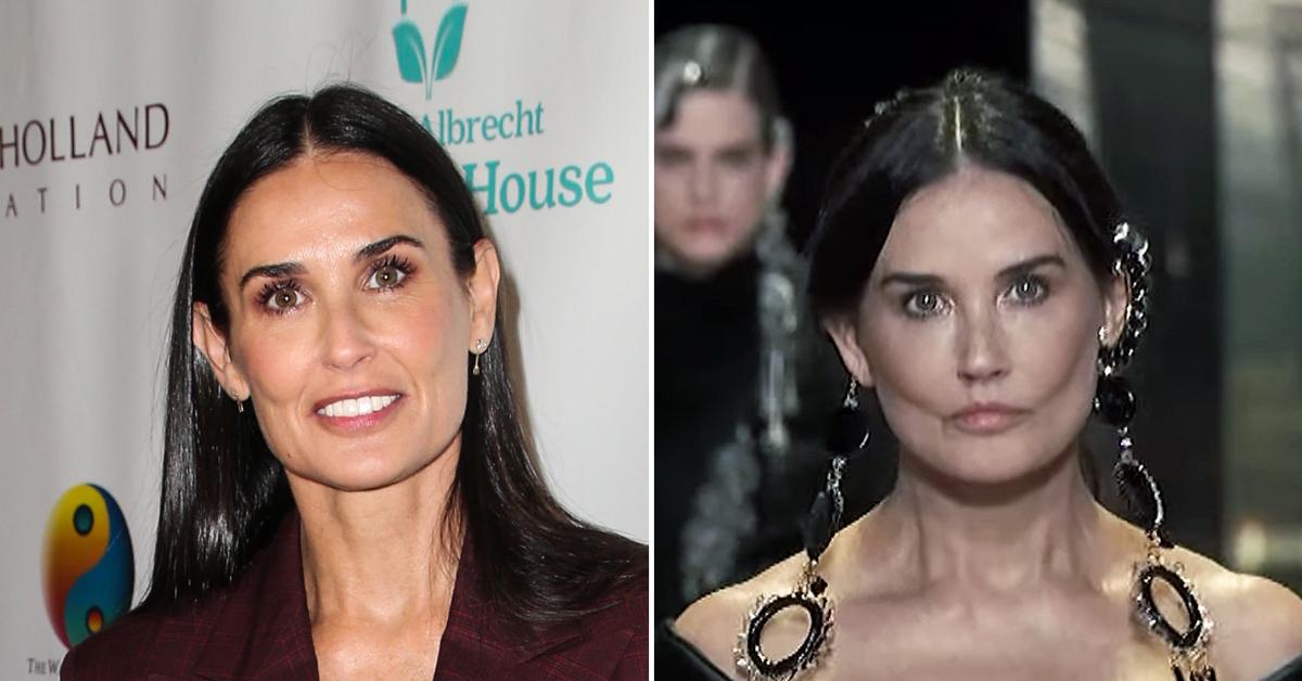 Demi Moore 2022 Face