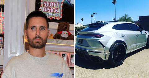 scott disick flips lamborghini car crash pp