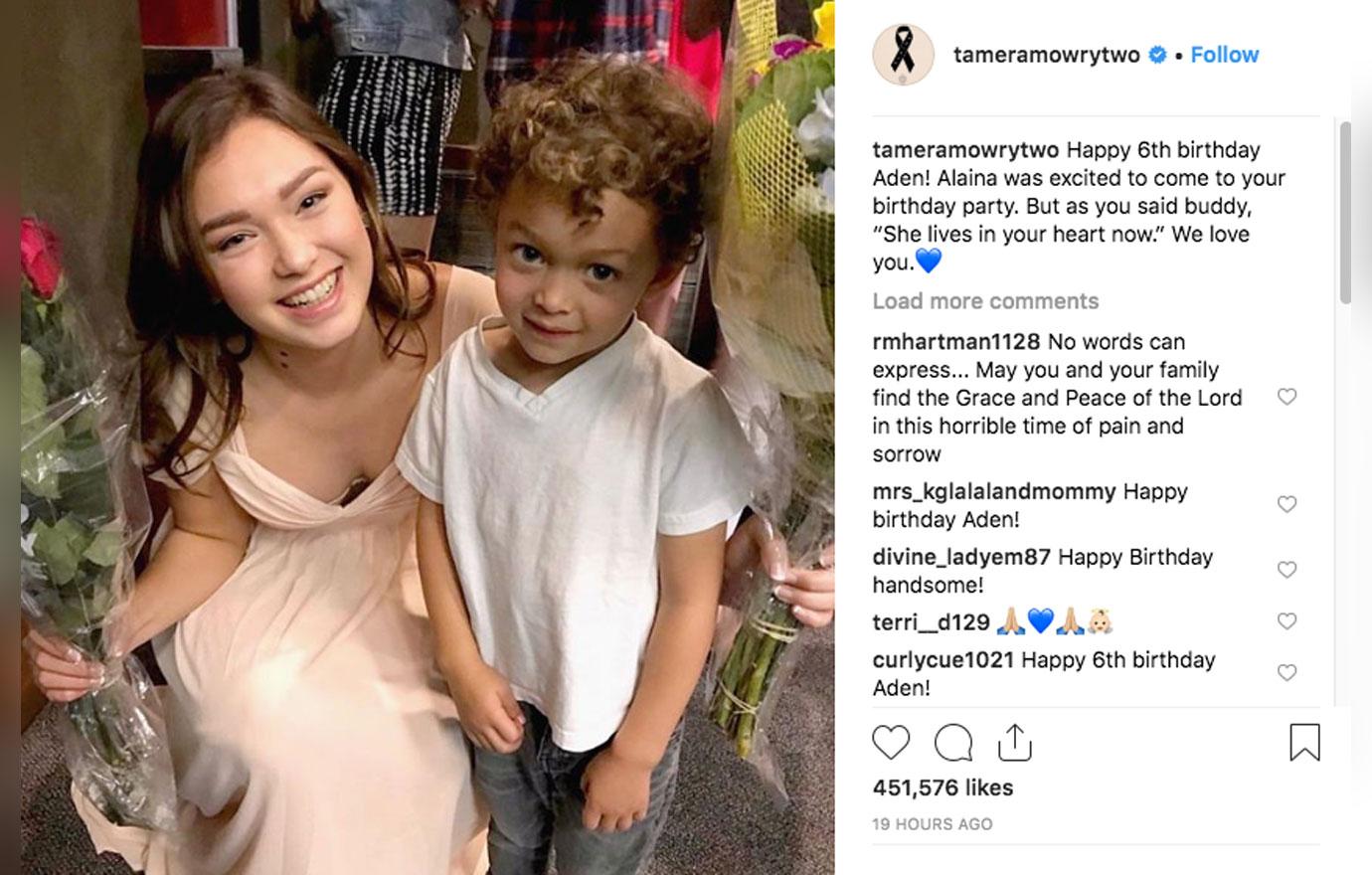 Tamera mowry bittersweet message late niece son bday 1