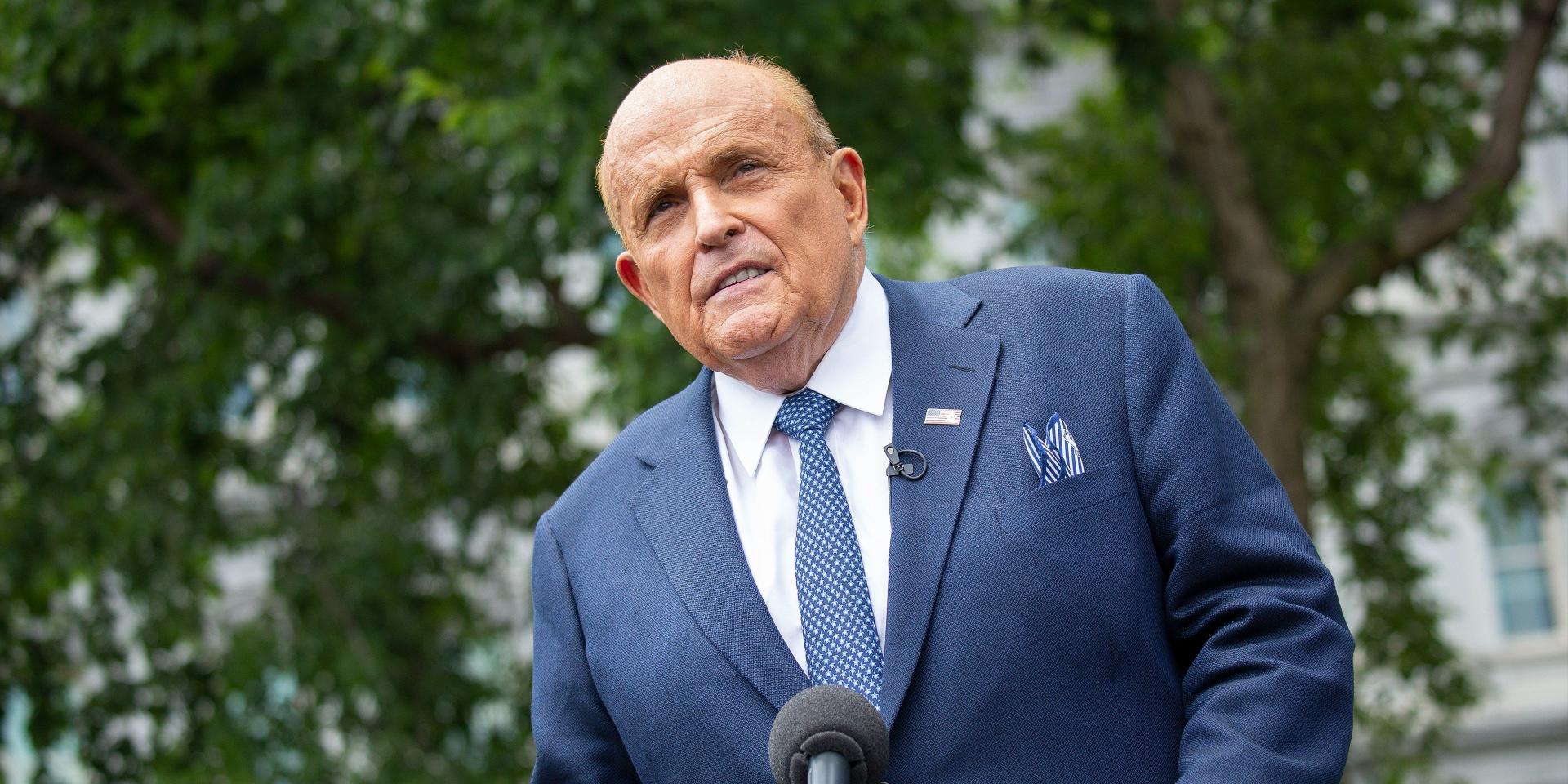 Giuliani Speaks to the Media