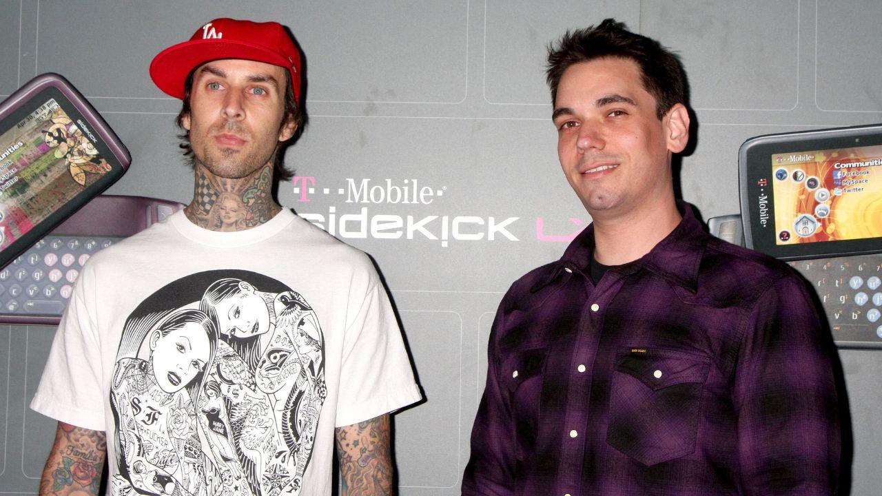 Image of Travis Barker and DJ AM survived the plane crash in 2008.