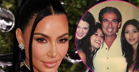 Image of Kim Kardashian, her father and siblings