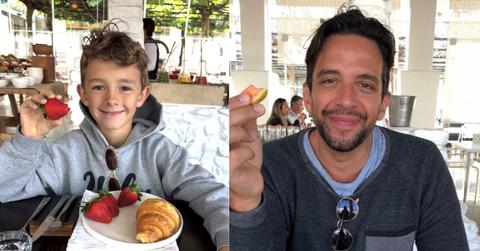 Amanda Kloots shared a heartfelt set of Instagram photos of her son Elvis, 7, honoring his late father.