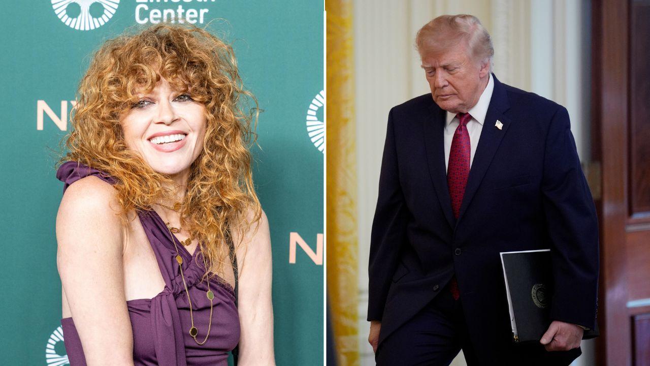 Image of Natasha Lyonne and Donald Trump