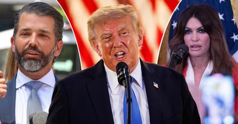 Image of Donald Trump Jr. ,Donald Trump, and Kimberly Guilfoyle