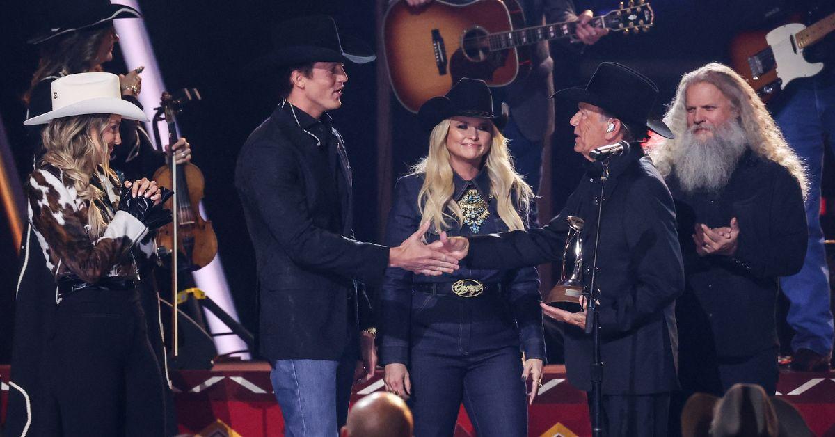 Photo of Lainey Wilson, Parker McCollum, Miranda Lambert, Jamey Johnson, George Strait and Chris Stapleton.
