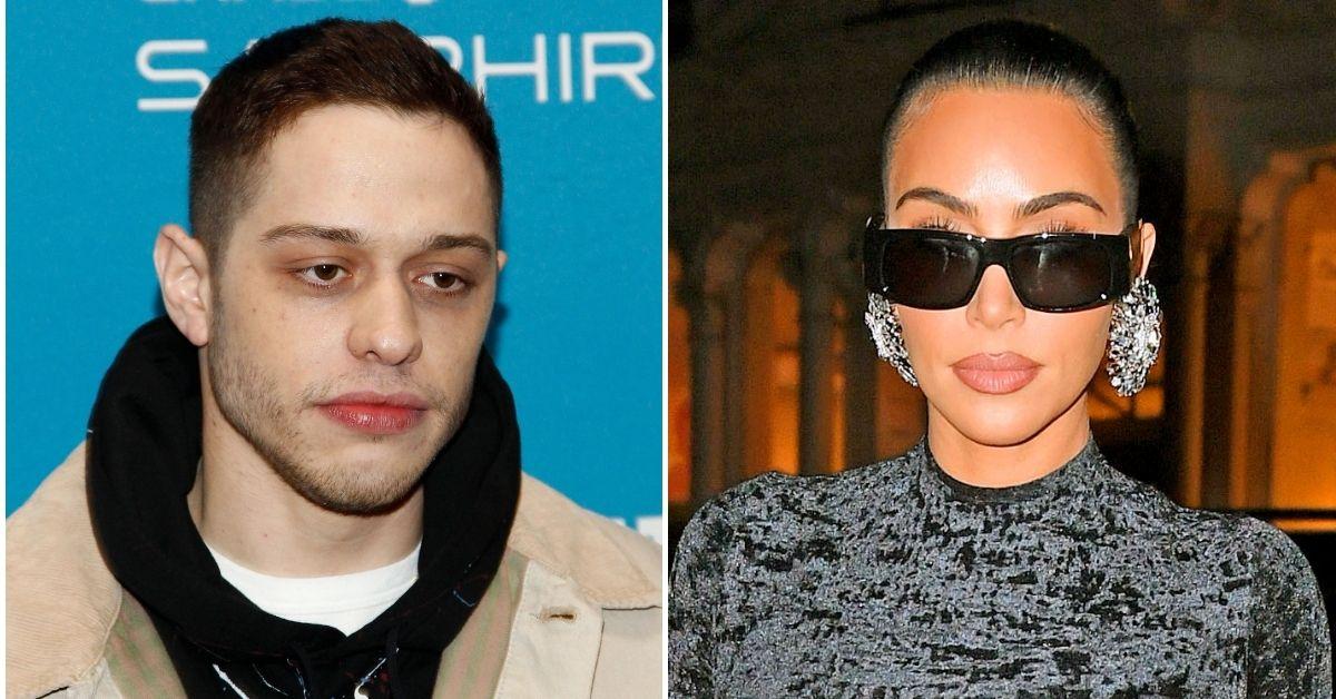 kim kardashian pete davidson hickey spotted giggling after leaving a restaurant together