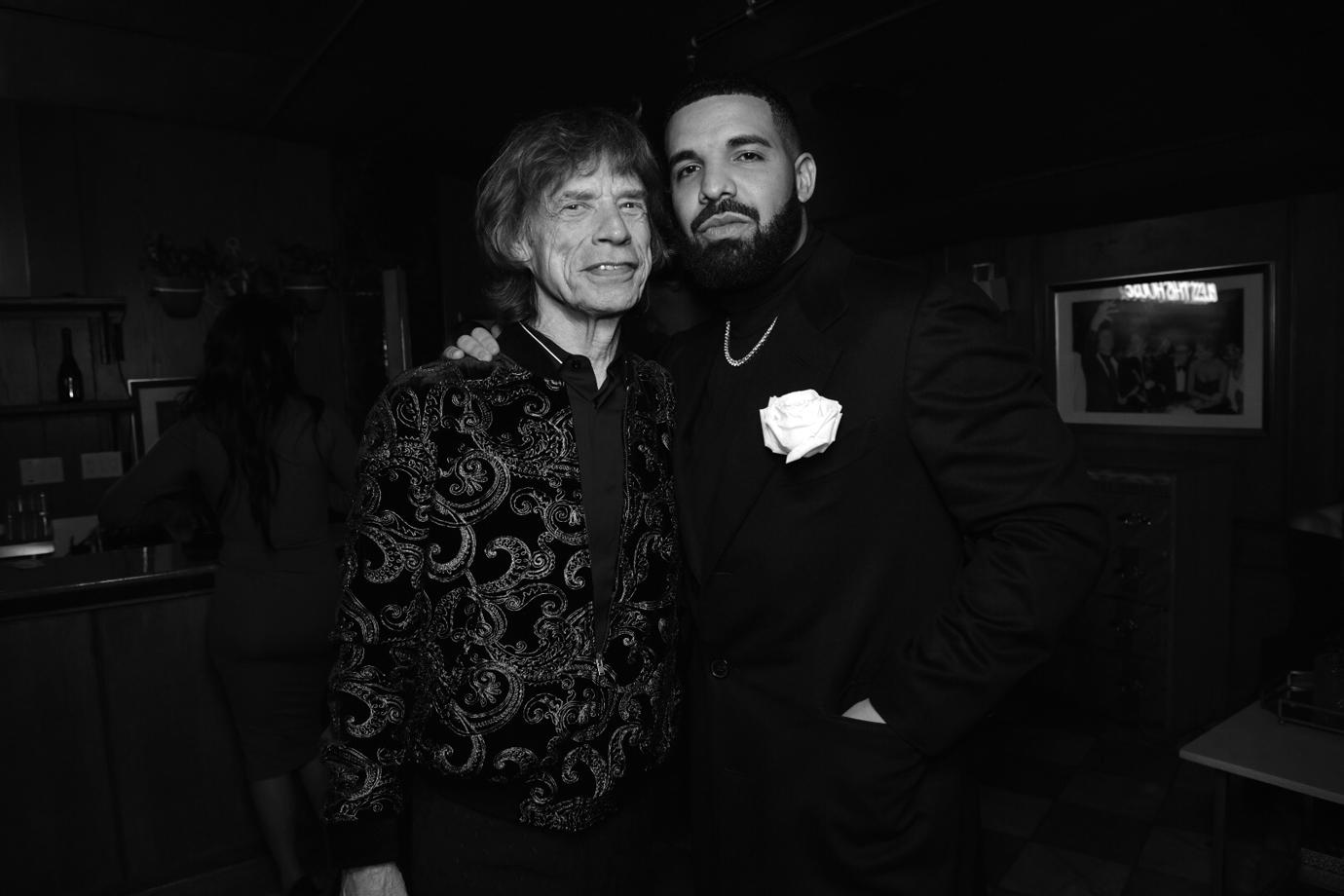 Drake mick jagger grammy the hwood