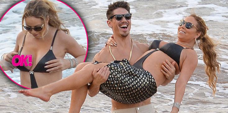 Mariah carey nip slip bryan tanaka bikini long