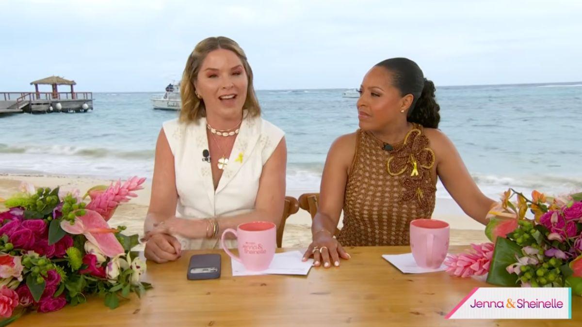 Image of Jenna Bush Hager praised her friend Savannah Guthrie.