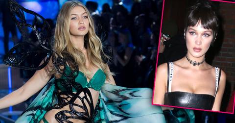 victoria secret fashion show gigi bella hadid feud