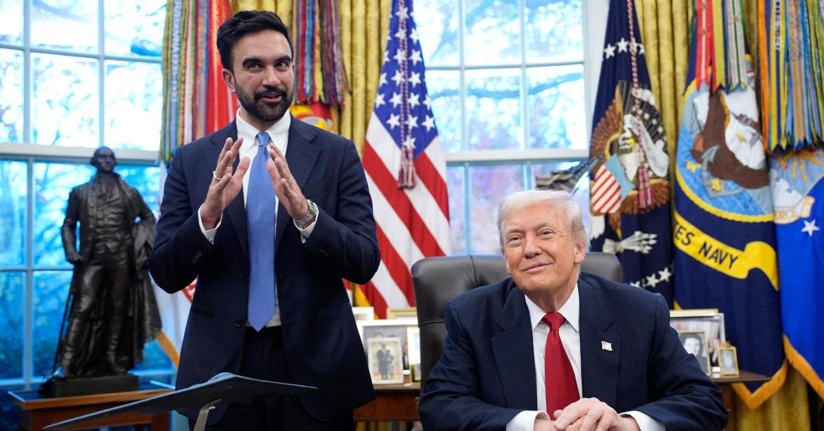Photo of Zohran Mamdani and Donald Trump.