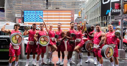 fanatics took over times square for ra steak sushis big reveal