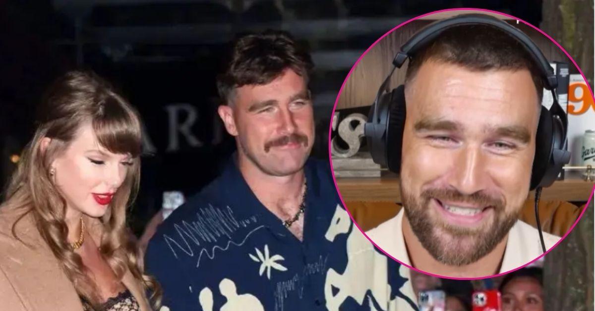 travis kelce reacts taylor swift lyrics