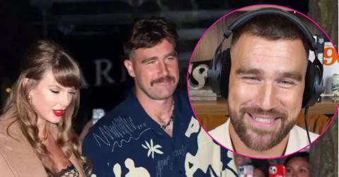 travis kelce reacts taylor swift lyrics