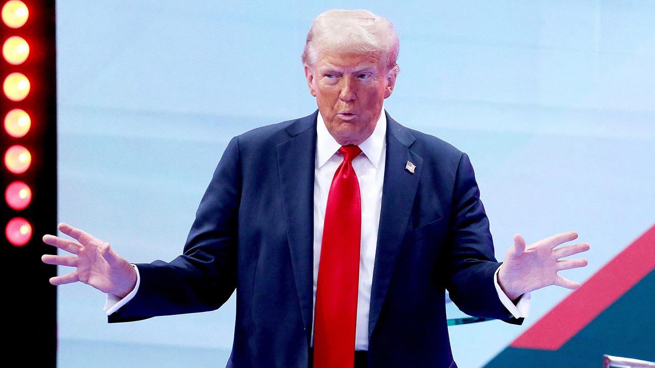 image of Donald Trump claims he's in great health. 