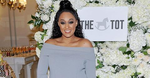 Tia mowry emotional message six months pregnant main