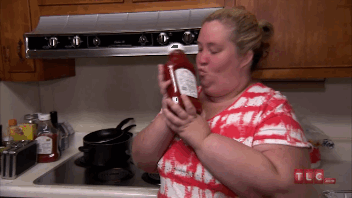 Well Mama June Certainly Loves Her Some Ketchup  [Photo Credit: Reddit]