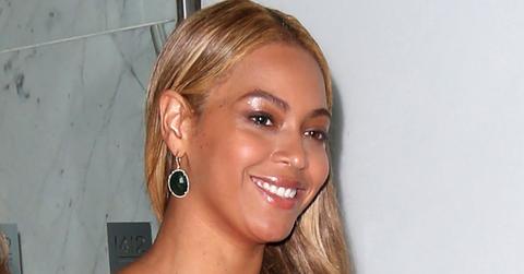Beyonce Knowles Stops By A Recording Studio