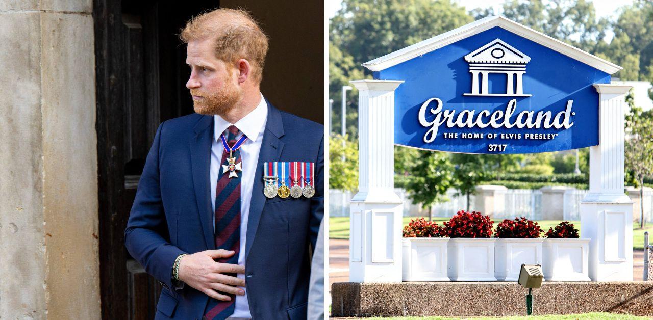 prince harry slammed complaining elvis presley mansion graceland