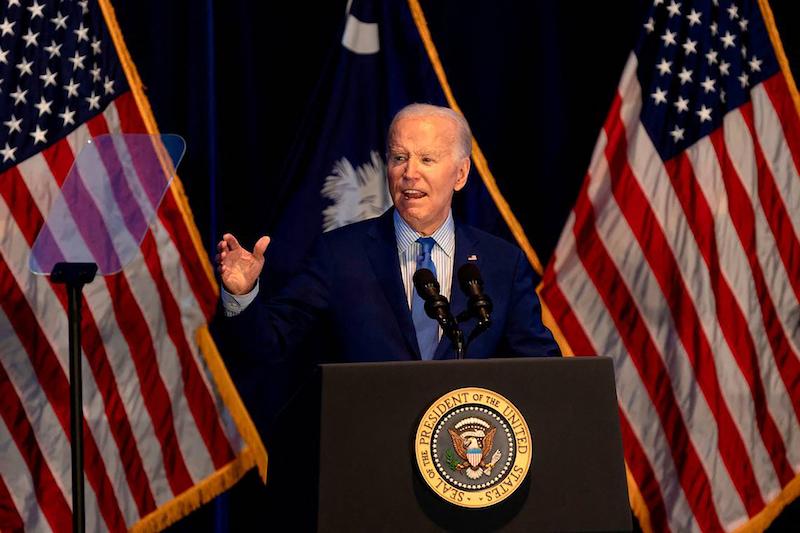 joe biden ridiculed calling donald trump sitting presiden