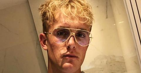 Jake Paul Wearing Glasses While Taking Mirror Selfie