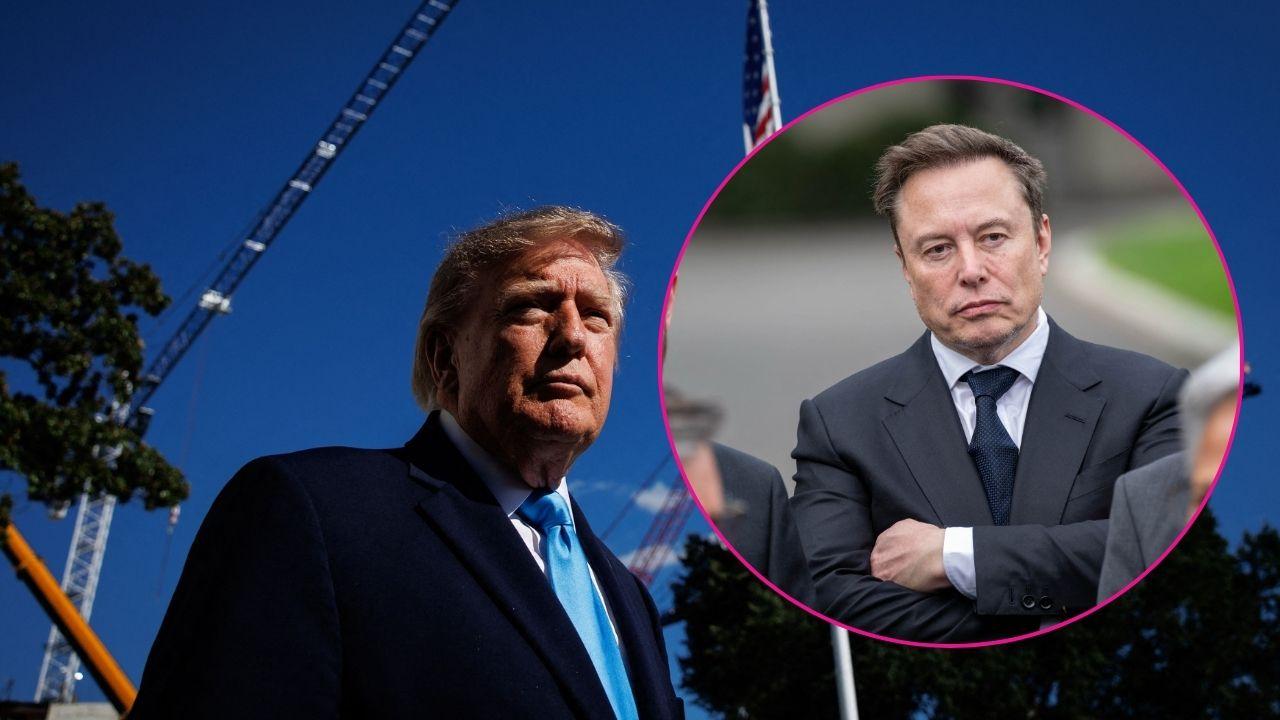 Image od Donald Trump and Elon Musk