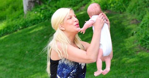 Tori spelling baby feature