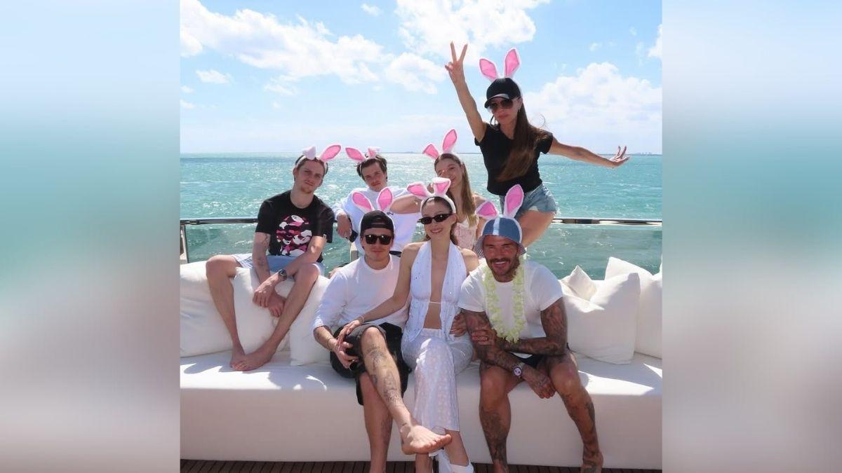 the beckhams best photos with brooklyn nicola peltz before the feud