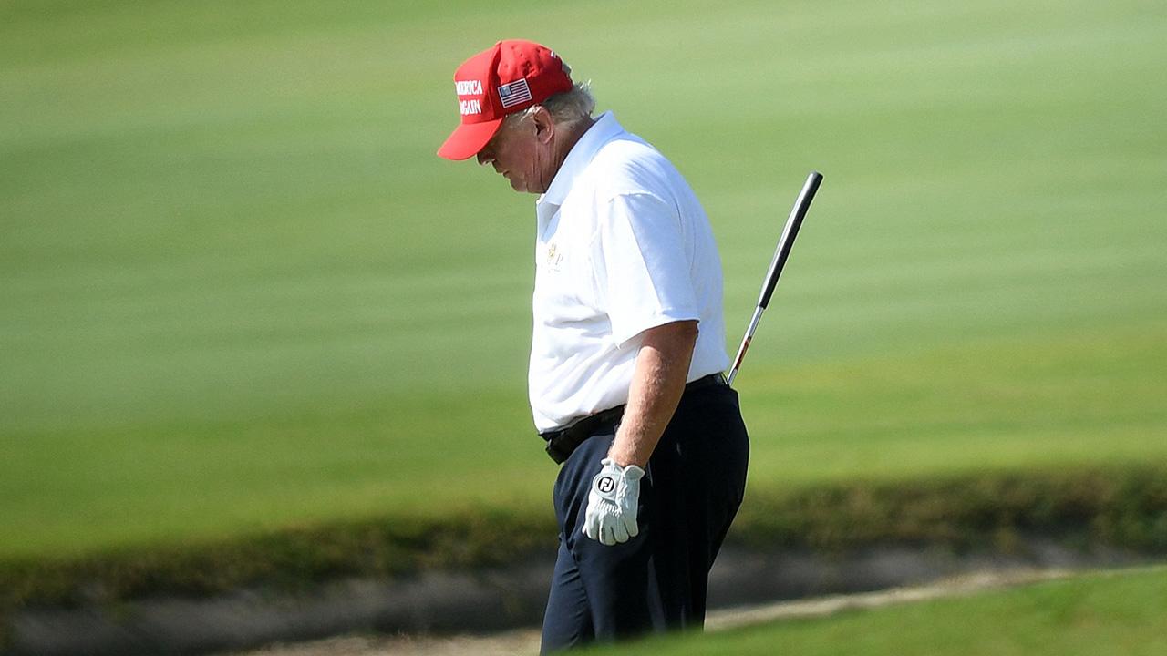 photo of The president hit back at claims he's fallen asleep during meeting, saying he was just 'relaxing.'