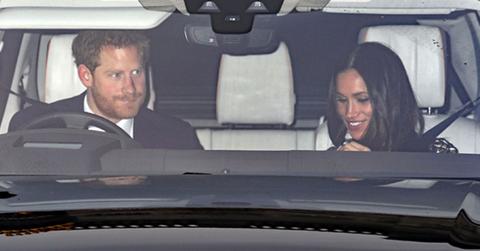 prince harry meghan markle royal christmas lunch queen pics pp