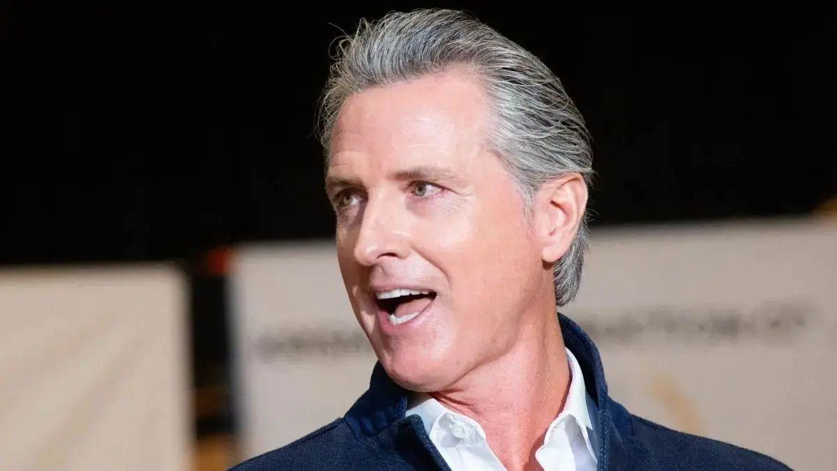 Photo of Gavin Newsom dubbed Donald Trump 'grandpa' after the president called a Cabinet meeting 'boring.'