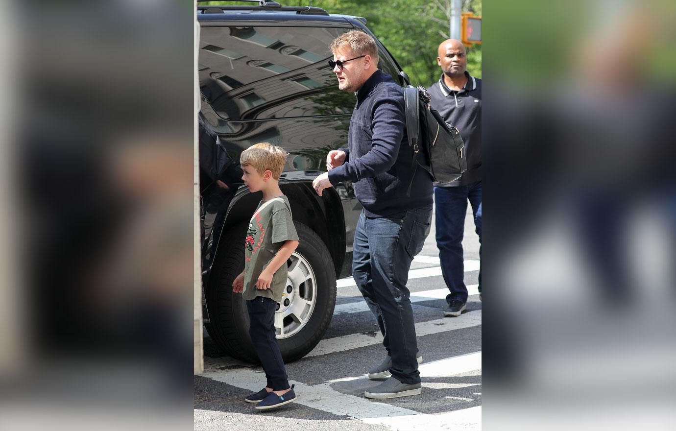 James Corden Son Max New York Photos 05