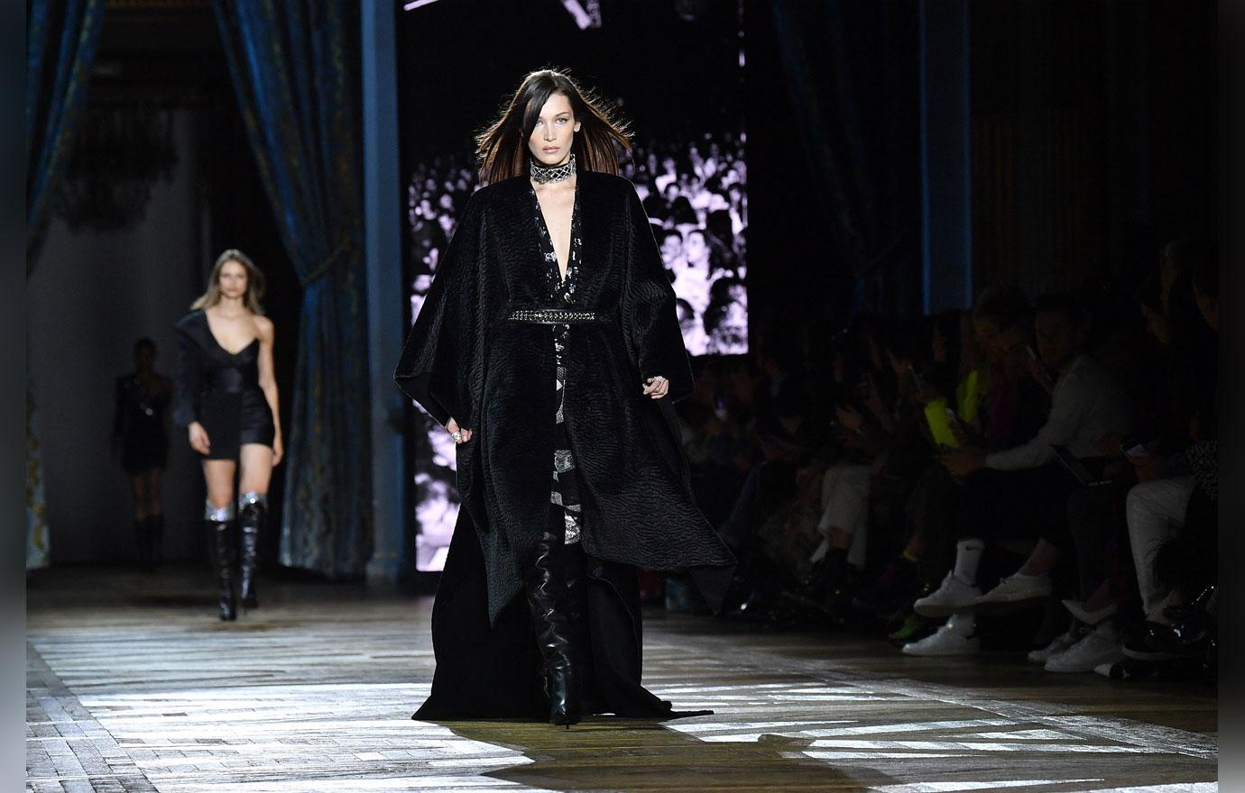 Bella Hadid Hits the Runway with a 101 Fever at Paris Fashion Week