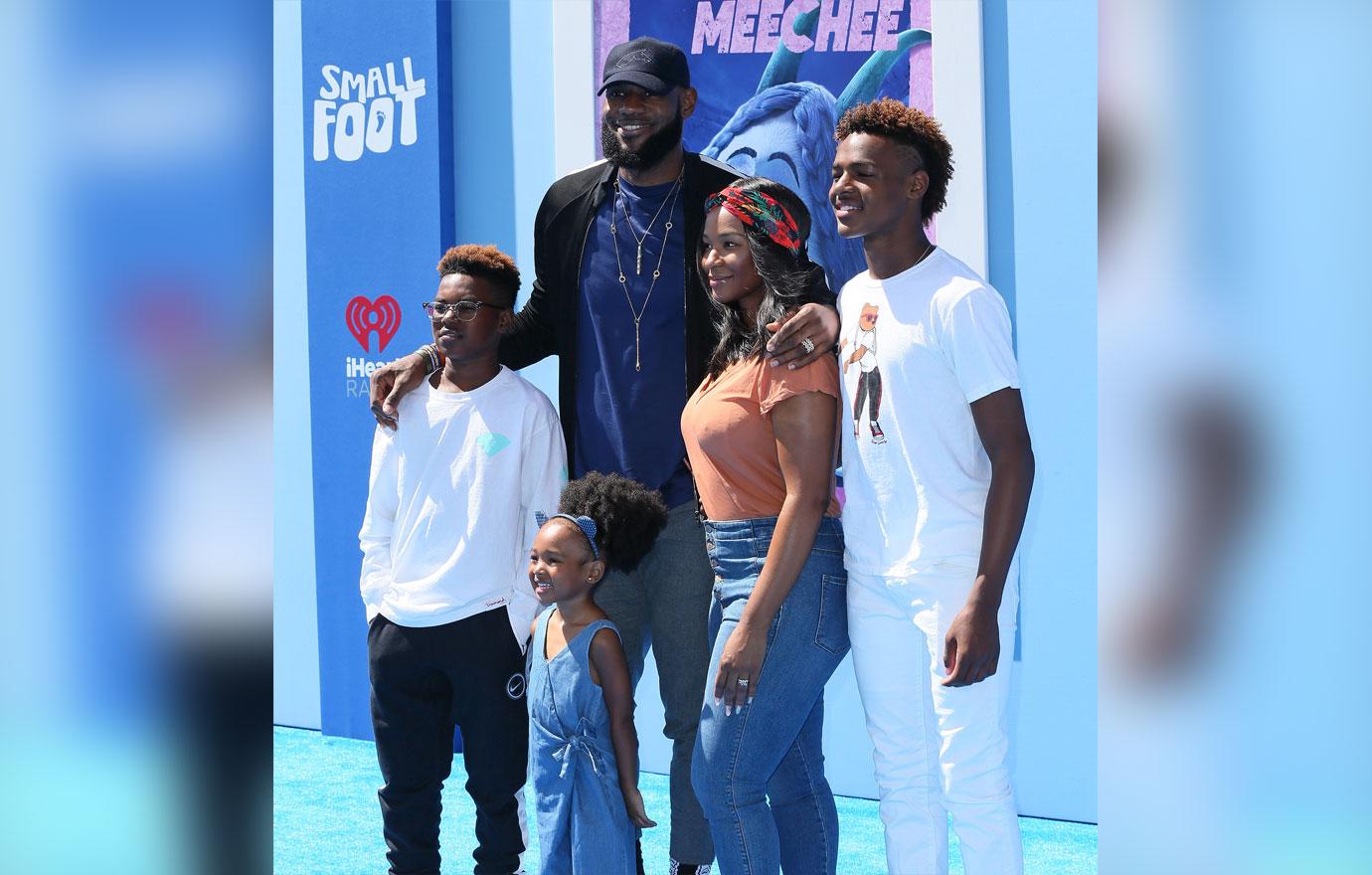 LeBron James reveals his 'very mature' sons, aged 14 and 11, sometimes  drink WINE