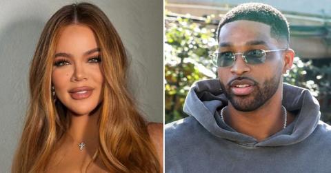 Composite photo of Khloé Kardashian and Tristan Thompson.