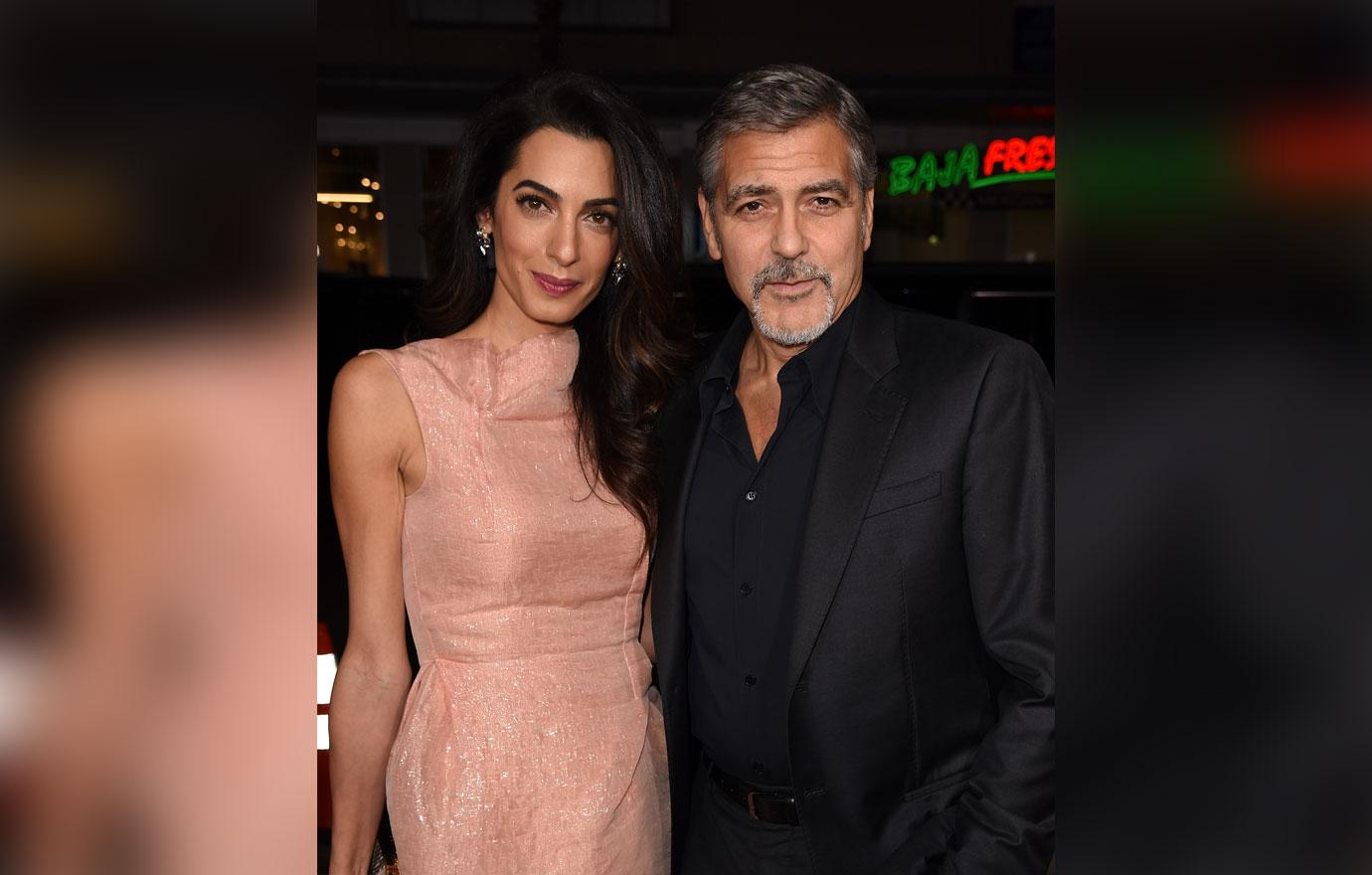 George Clooney Amal Clooney Twins 03