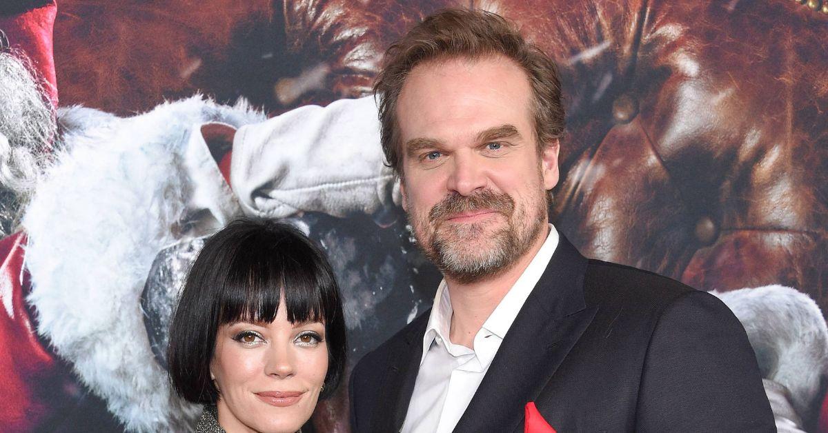 Photo of Lily Allen and David Harbour