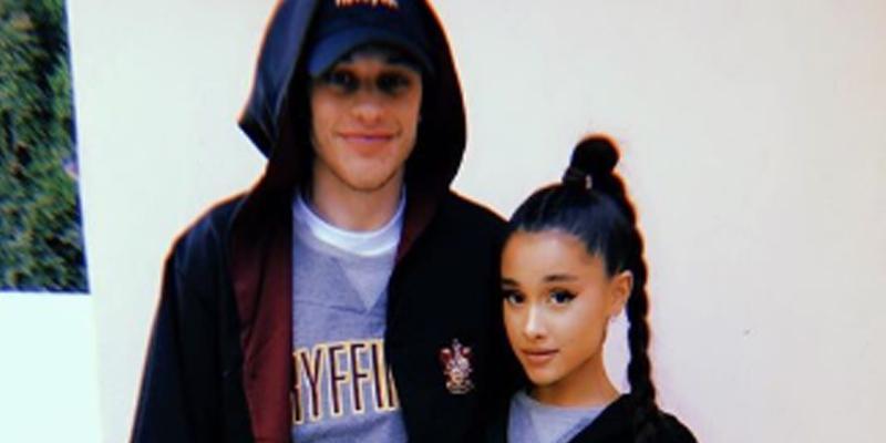 Ariana grande pete davidson instagram official hero