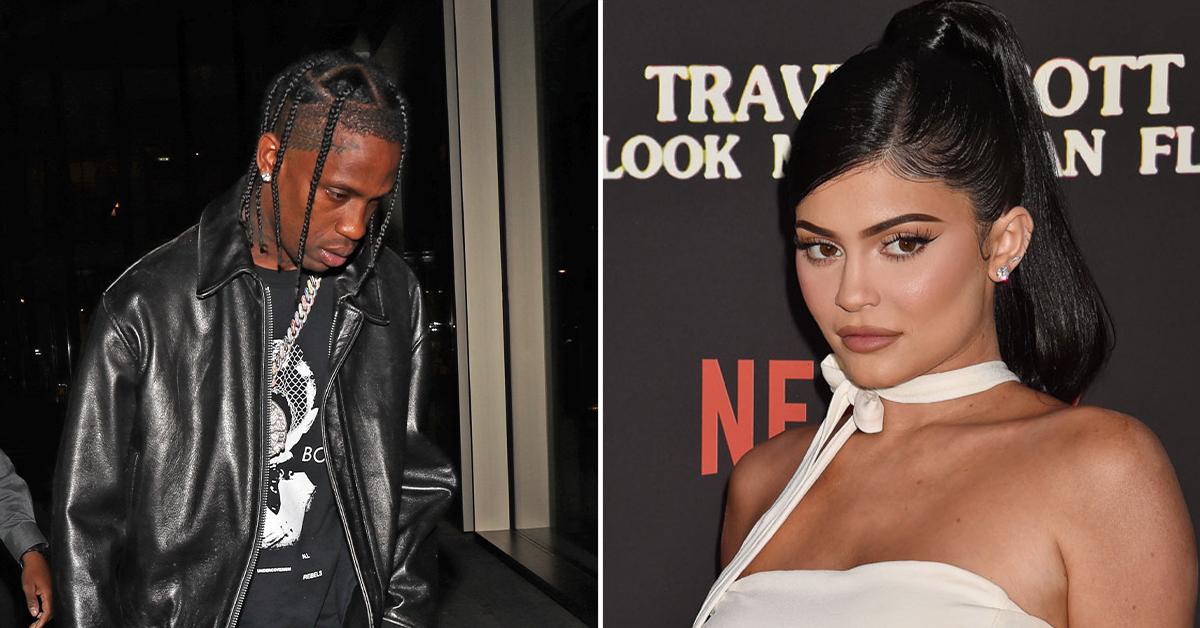 Kylie Jenner shows major side boob in nearly see-through nude dress after  family reunion with baby daddy Travis Scott