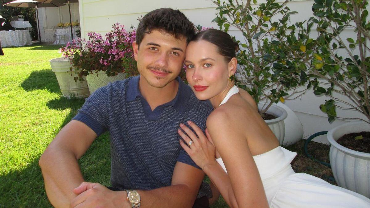 Image of Natasha and Bradley Steven Perry are going to be first-time parents.