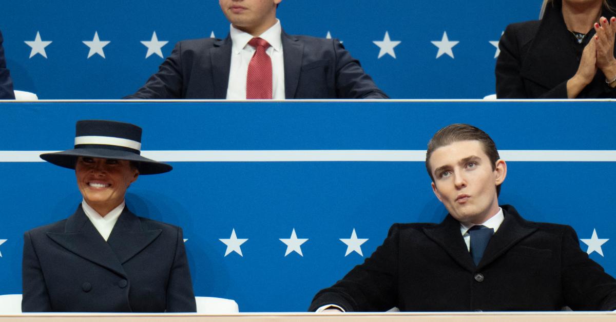 Image of Photos were taken of Barron Trump celebrating Christmas at Mar-a-Lago.