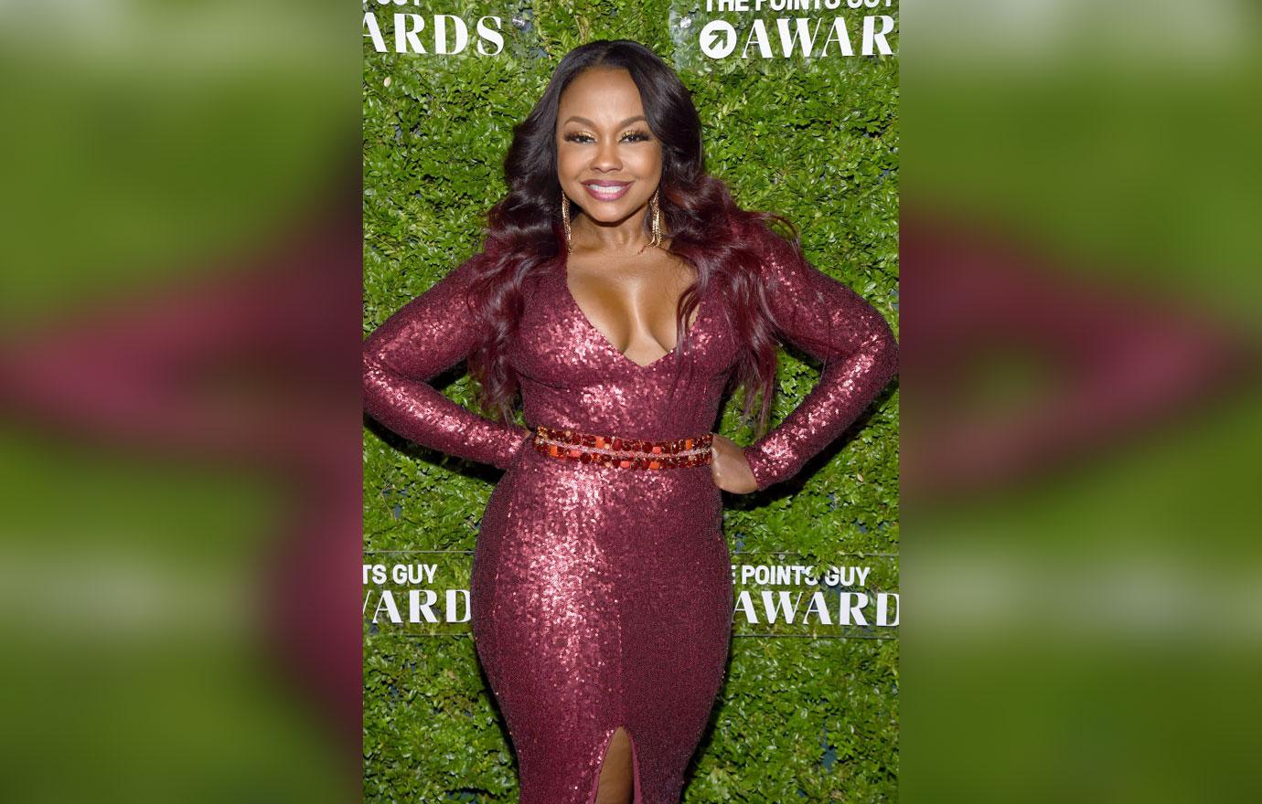 Phaedra Parks Pink Dress New Boyfriend