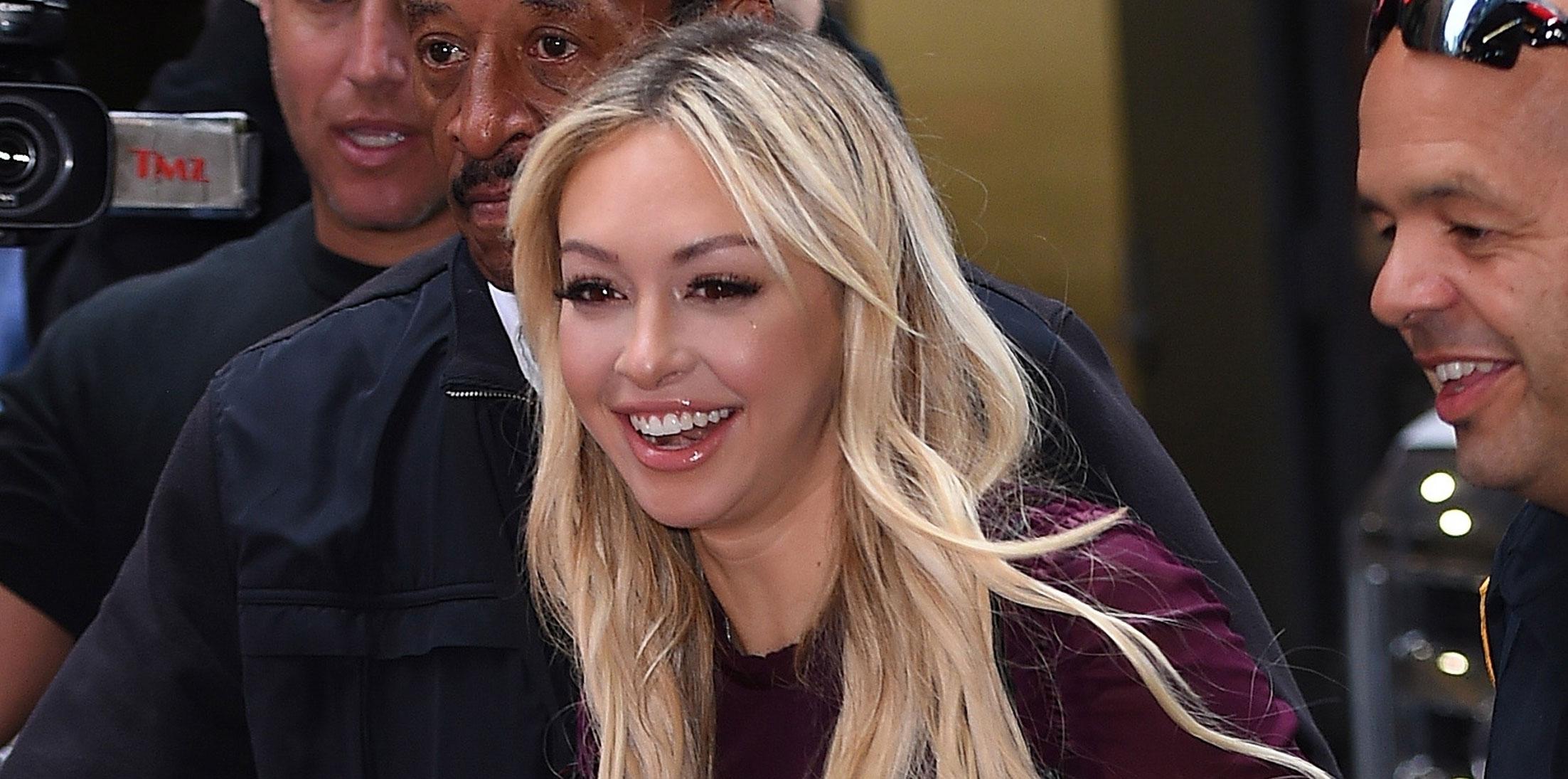 corinne olympios smiles making peace demario Jackson pics long