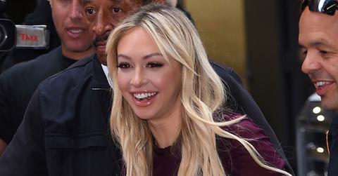 corinne olympios smiles making peace demario Jackson pics long