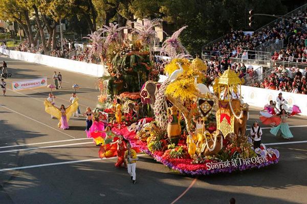 Rose parade new years day