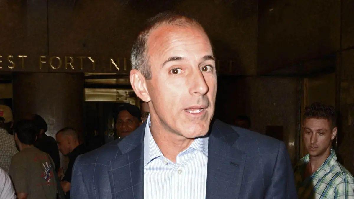 Photo of Matt Lauer separated from his wife of 19 years, Annette Roque, in 2017.