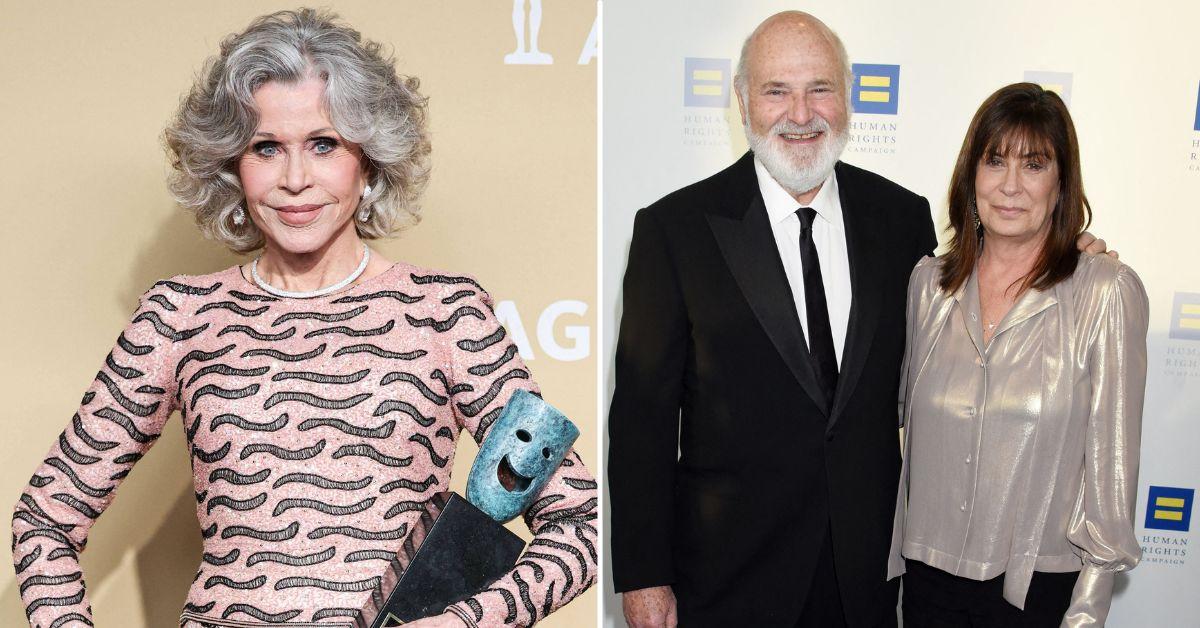 Photo of Jane Fonda reacted to the murders of Rob Reiner and his wife, Michele Reiner.