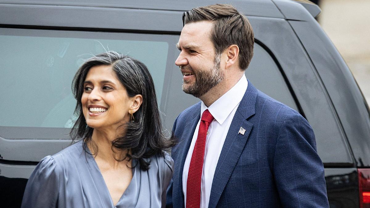 image of Usha Vance is pregnant with baby No. 4.